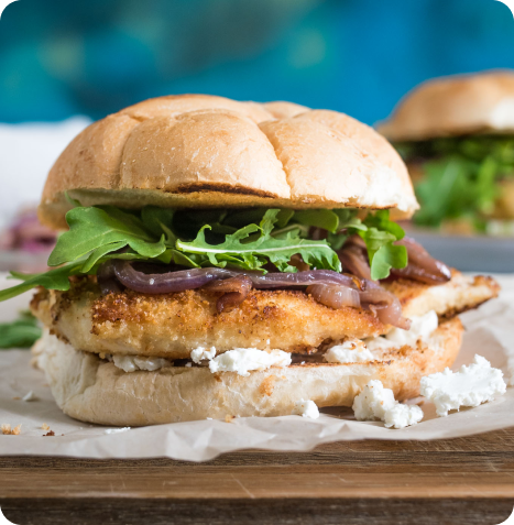 Herb Crusted Chicken Sandwich Dish Image
